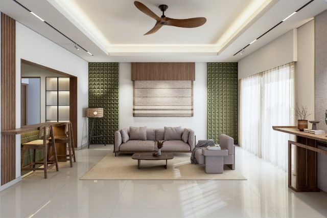 3D interior render 5 for Mr Akshith, designed by Golden Homes