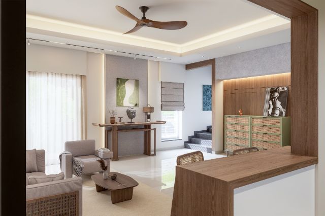 3D interior render 8 for Mr Akshith, designed by Golden Homes