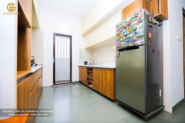 Modular kitchen, Mr Arun M's home, San Siri Residency, Yelahanka