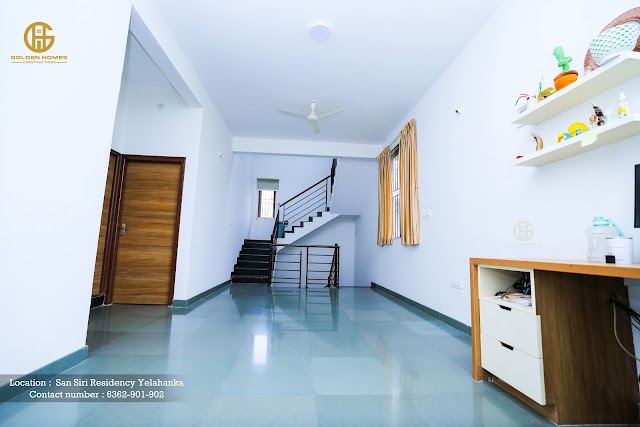 Upper floor lobby, Mr Arun M's home, San Siri Residency, Yelahanka