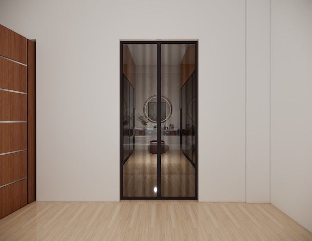 Wardrobe, Hrishitha Amarnath Residence 3D design