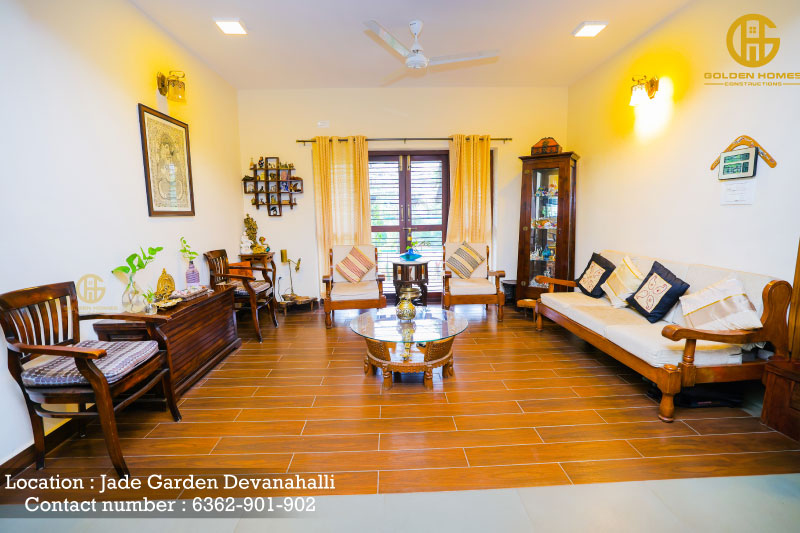 House construction at Jade Garden, Devanahalli, Bangalore