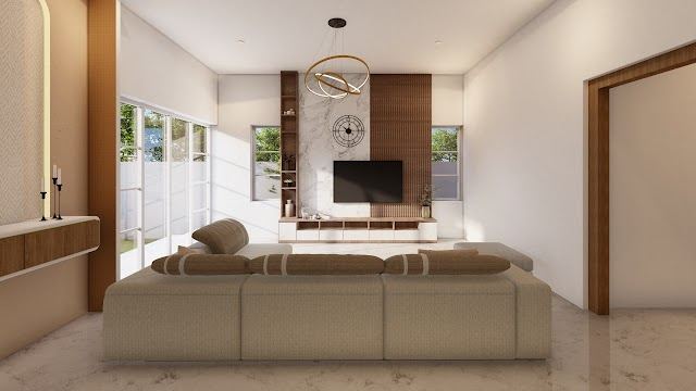 Living room, Sebastian Residence 3D design