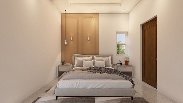 Ground floor bedroom, Sebastian Residence 3D design