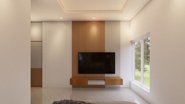Ground floor bedroom, second view, Sebastian Residence 3D design