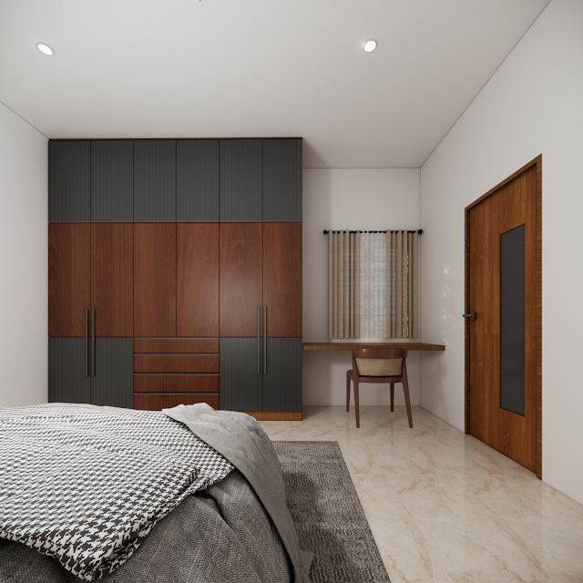 Wardrobe, Venugopal Residence 3D design