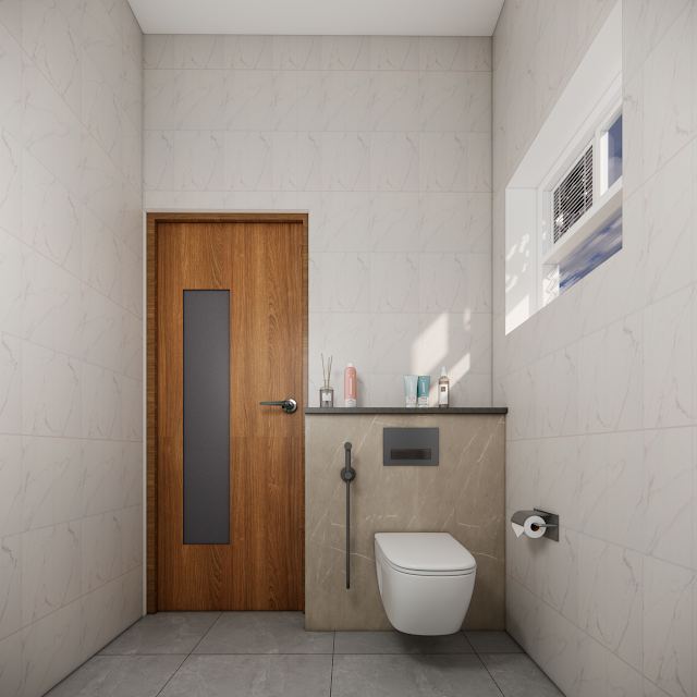 Bathroom, Venugopal Residence 3D design