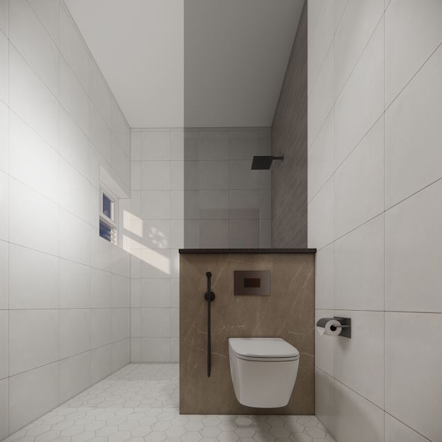 Bathroom, Venugopal Residence 3D design